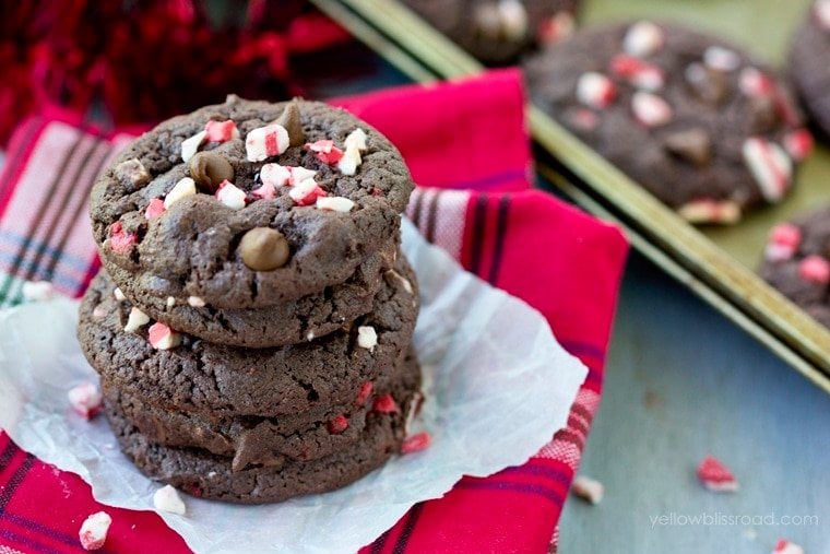 Chocolate Peppermint Cookies