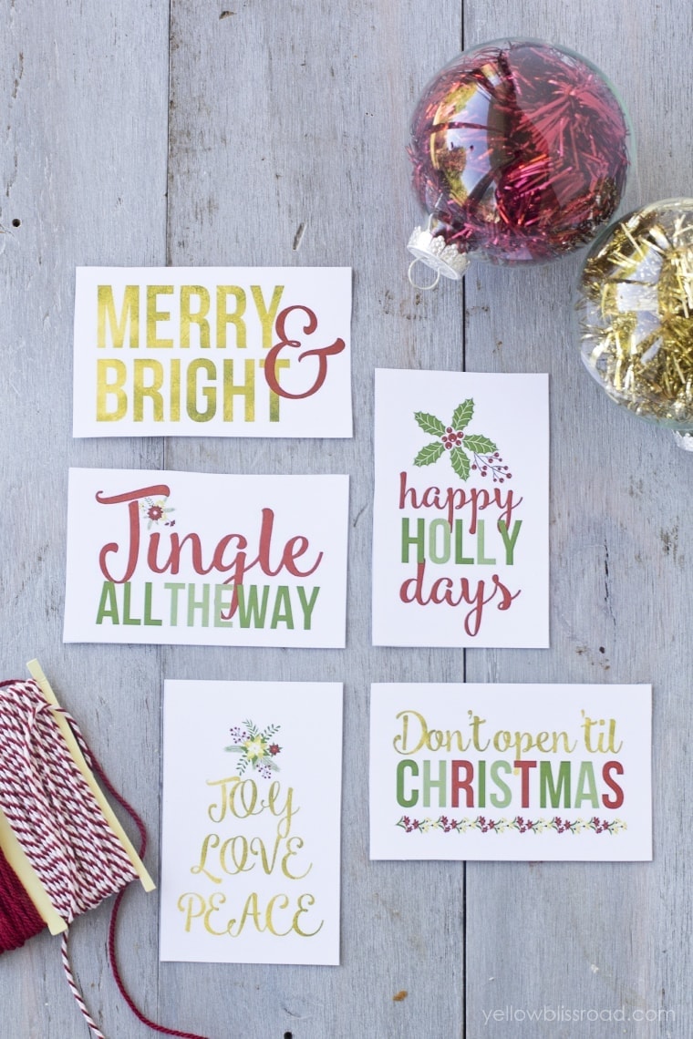 Free Printable Christmas Gift Tags 2