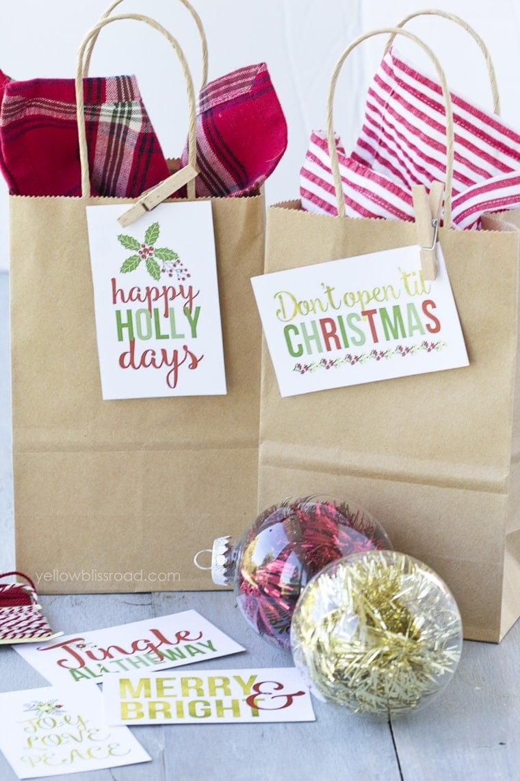 Free Printable Christmas Gift Tags