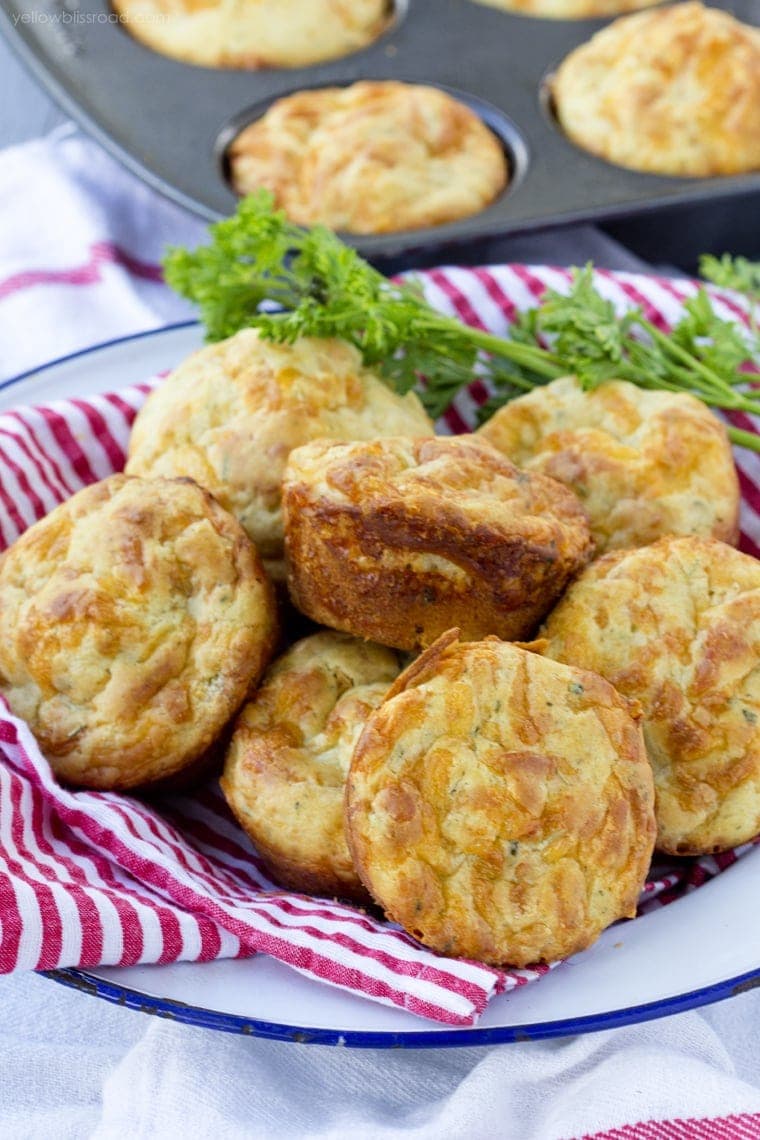 Herb and Cheddar Biscuit Muffins
