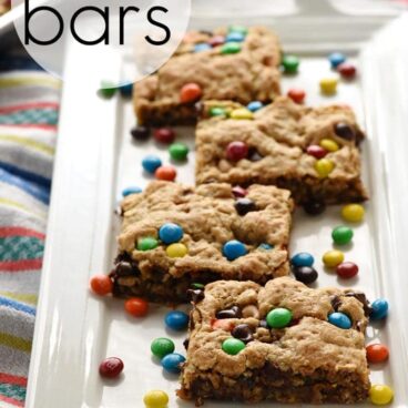 Social media image of Monster Cookie Bars