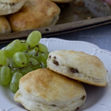 A plate of Biscuits