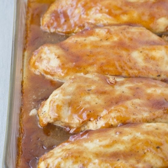 Easy Baked BBQ Chicken Breast Recipe (Oven Barbecue Chicken)