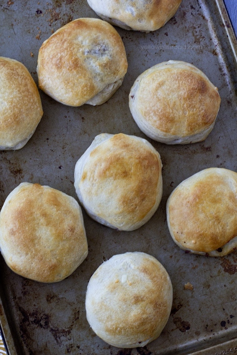 Three ingredients Sausage & Cheese Biscuits