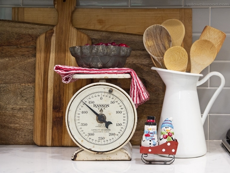 Christmas kitchen decor