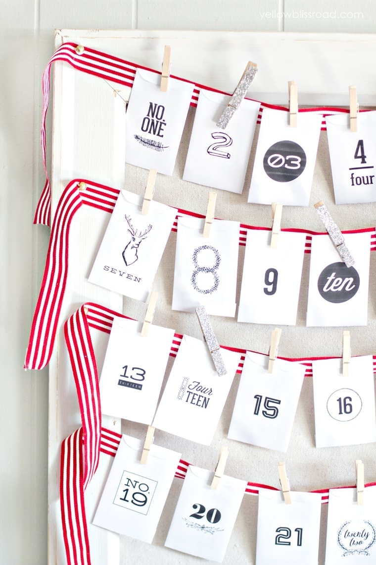 DIY Advent Calendar With Activities And Scripture Yellow Bliss Road
