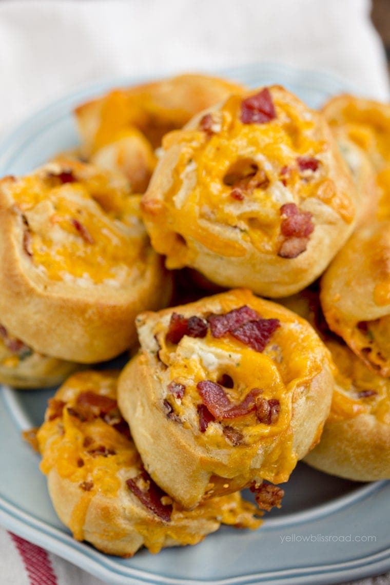 Ranch Cheddar Bacon Pinwheels