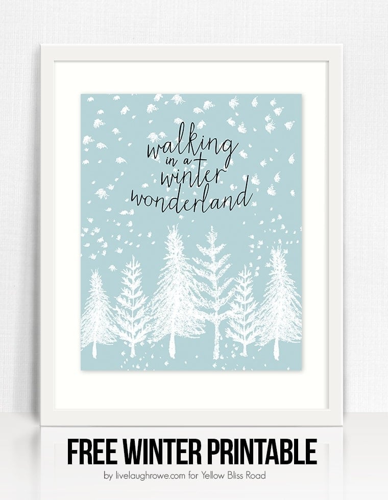 Winter Wonderland Printable by Live Laugh Rowe (1)