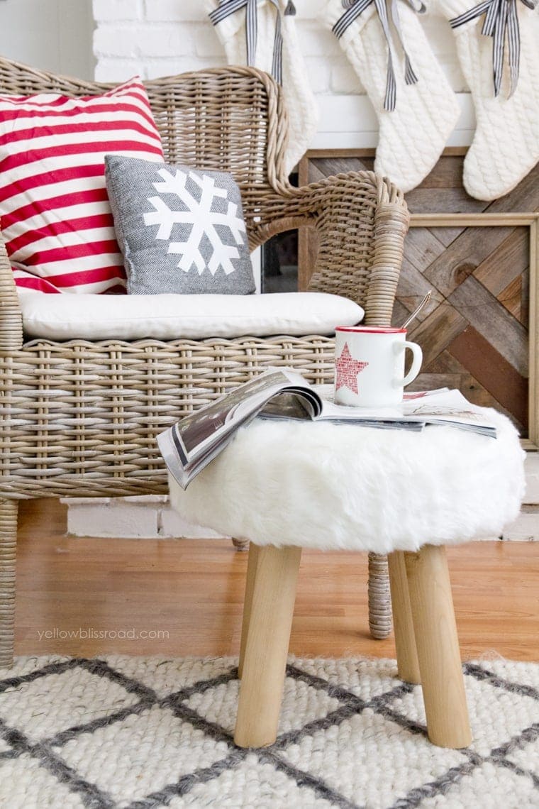 Classic Reds and Rustic Plaids Christmas Home Tour 2015 | Christmas Decor