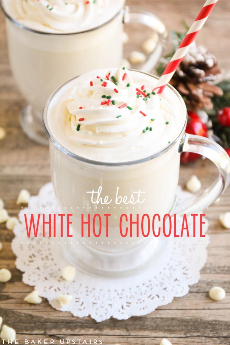 White Hot Chocolate Simple, Easy Cold Weather Treat