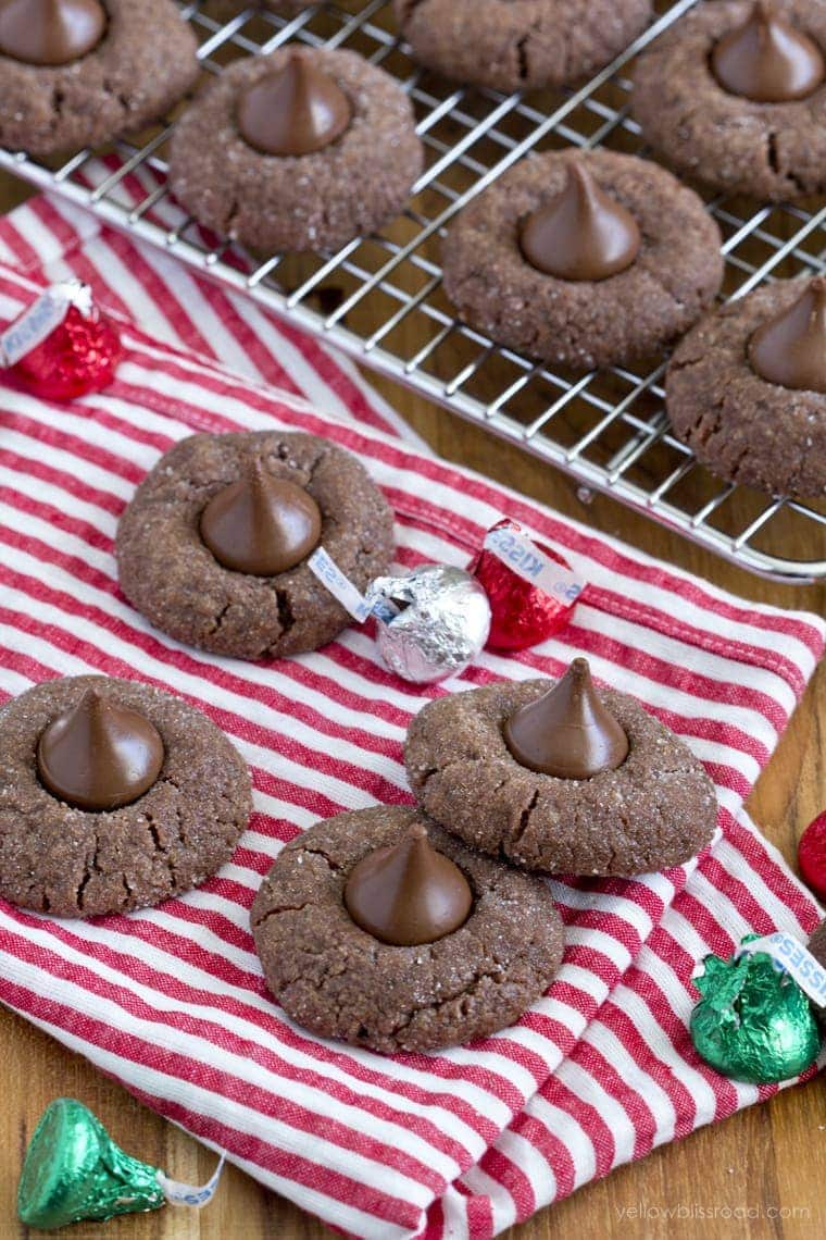 Chocolate Cream Cheese Cookie Blossoms