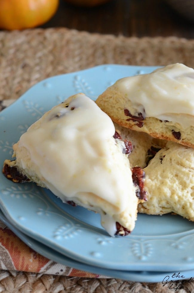 Cranberry Orange Scones - a perfect holiday breakfast or brunch recipe!