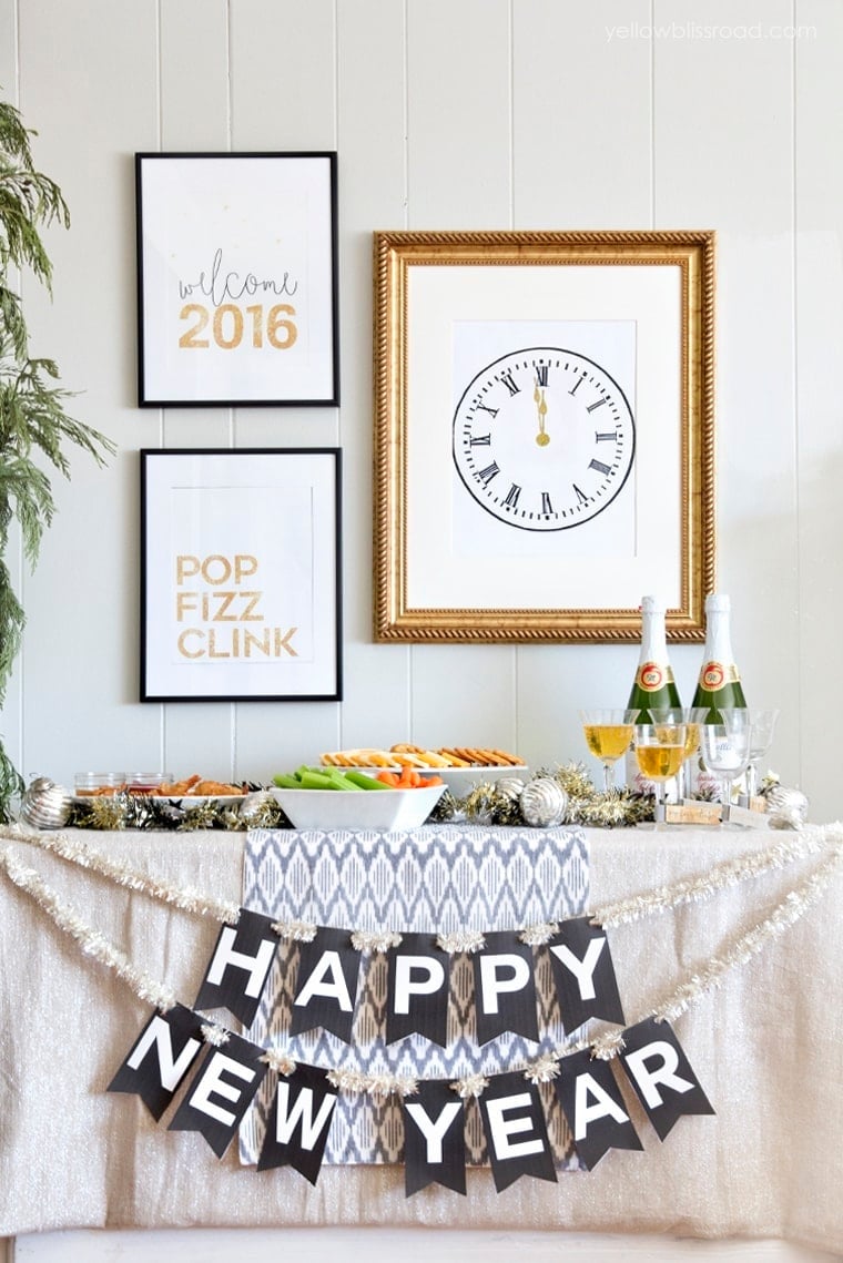 New Year's Eve printables