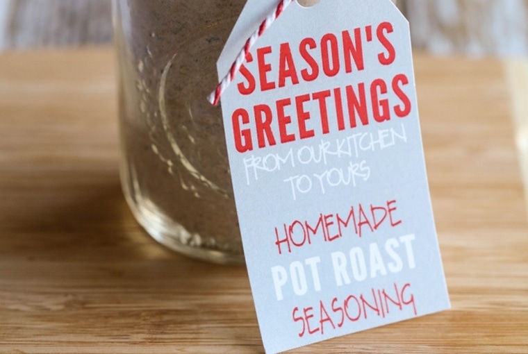 Homemade Pot Roast Seasoning Gift Idea