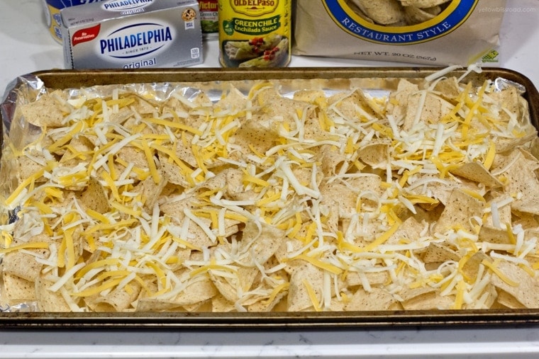 Green Chile Chicken Nachos 2