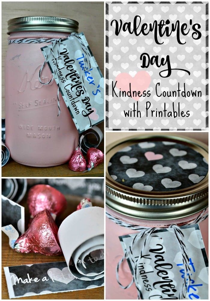 Show your kids how happy the little things make people with this Kindness Countdown to Valentine's Day!