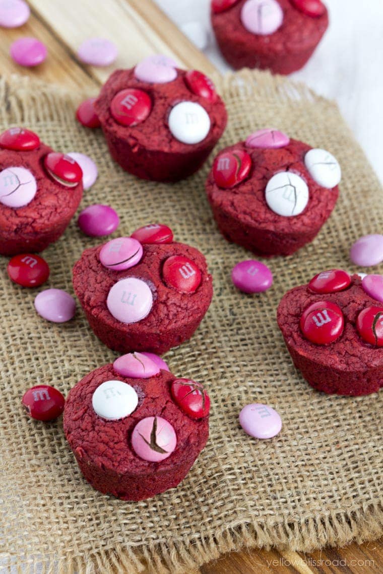 Red Velvet Cream Cheese Brownie Bites Yellow Bliss Road