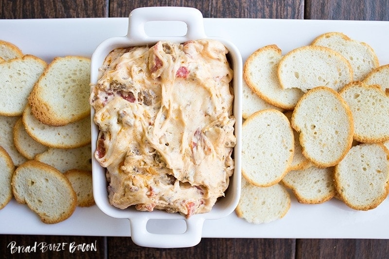 You game day crowd will cheer when you serve up this Slow Cooker Meat Lover's Pizza Dip!