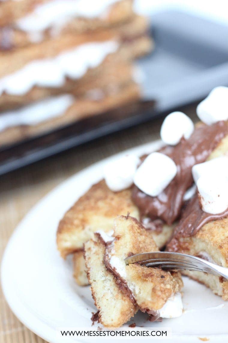 S'mores French Toast--An indulgent breakfast