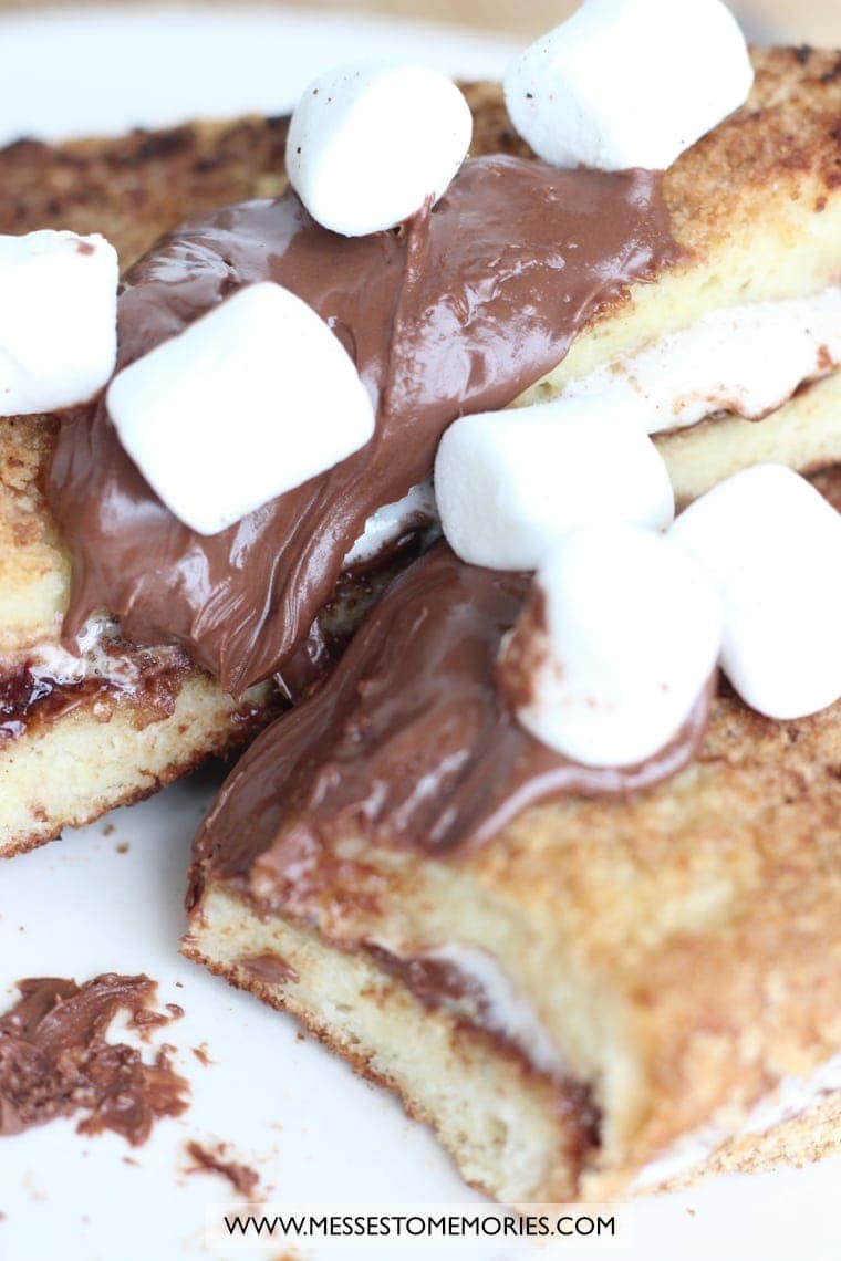 S'mores French Toast--An indulgent breakfast