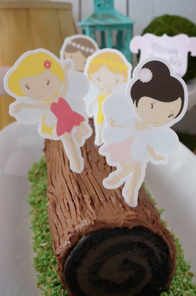 Woodland Fairy Party - Fair Cake Topper - Free Printable