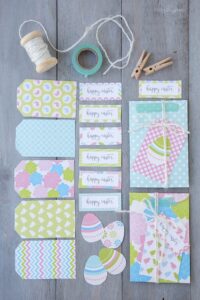 Spring or Easter Printable Banners, Tags and Envelopes