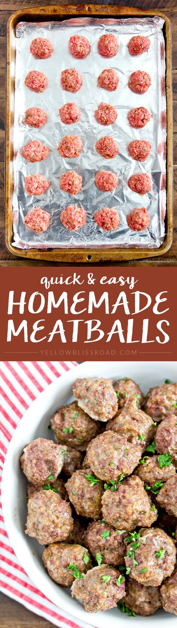 How to Make Homemade Meatballs - Easy Homemade Meatball Recipe