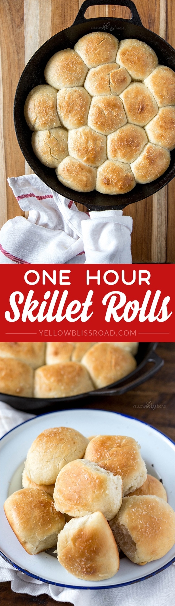 Soft and Fluffy One Hour Skillet Rolls