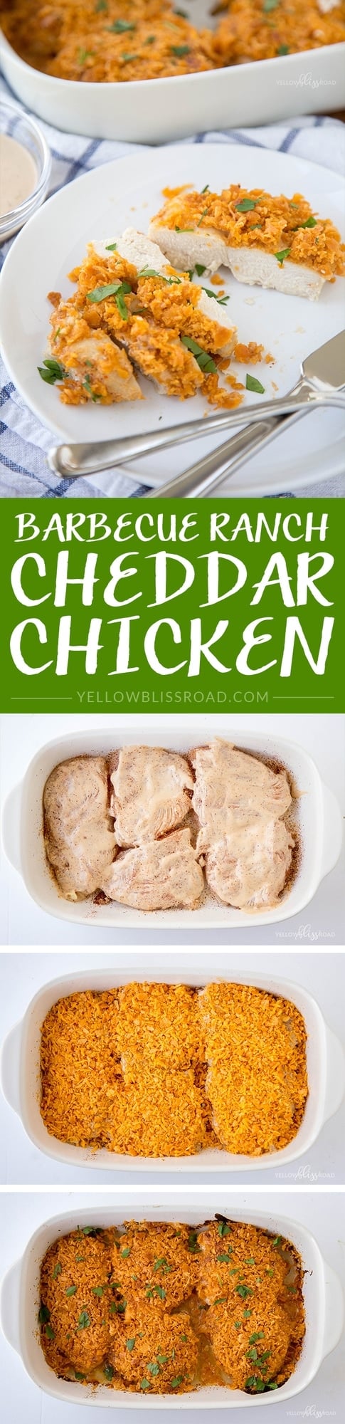 Barbecue Ranch Cheddar Baked Chicken #ad