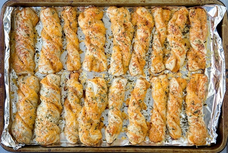 Cheddar Tomato Breadsticks 7