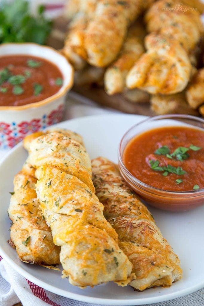 Cheddar Tomato Breadsticks 8