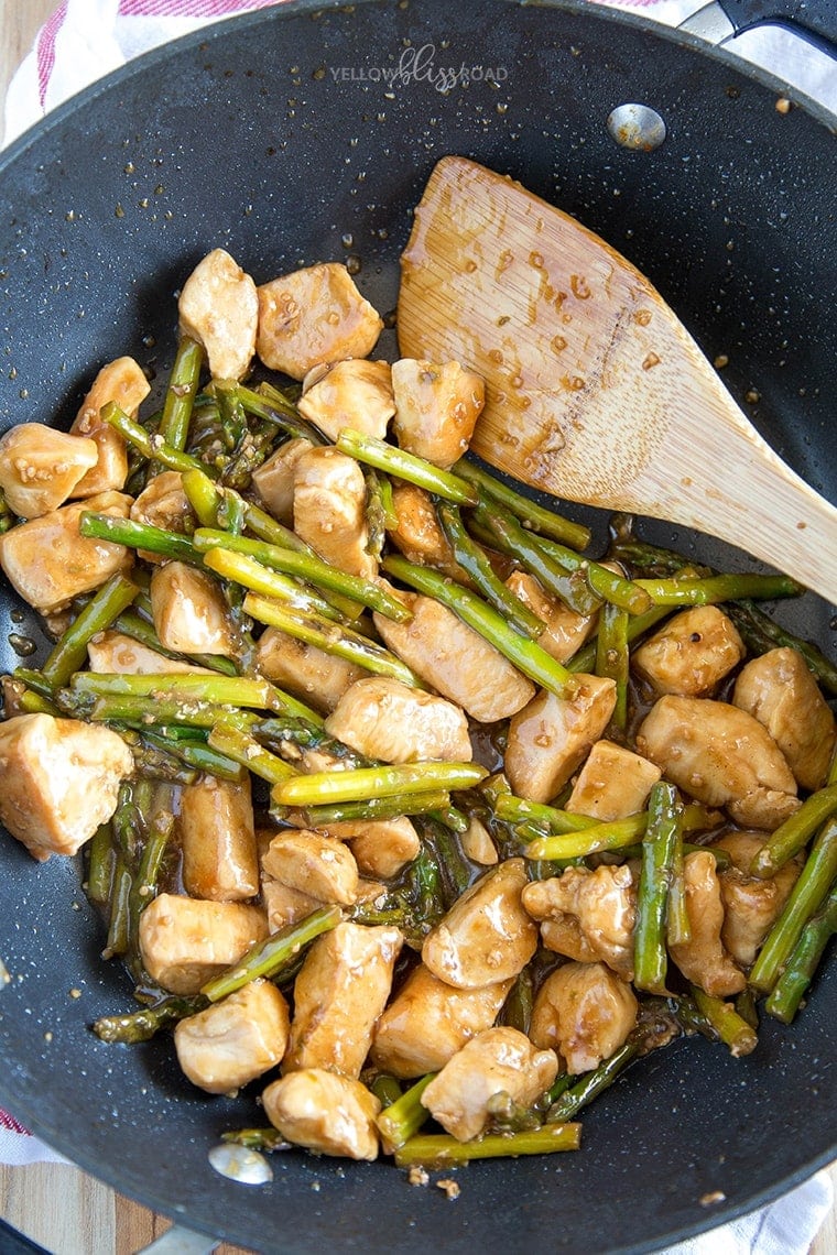 Chicken & Asparagus Stir Fry 4