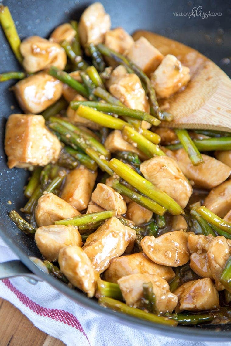 Chicken & Asparagus Stir Fry 6