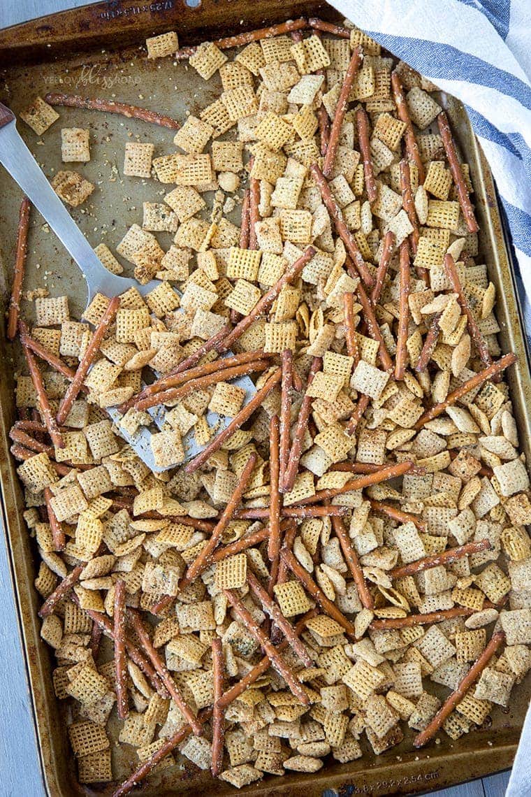 Garlic Bread Chex Mix 21