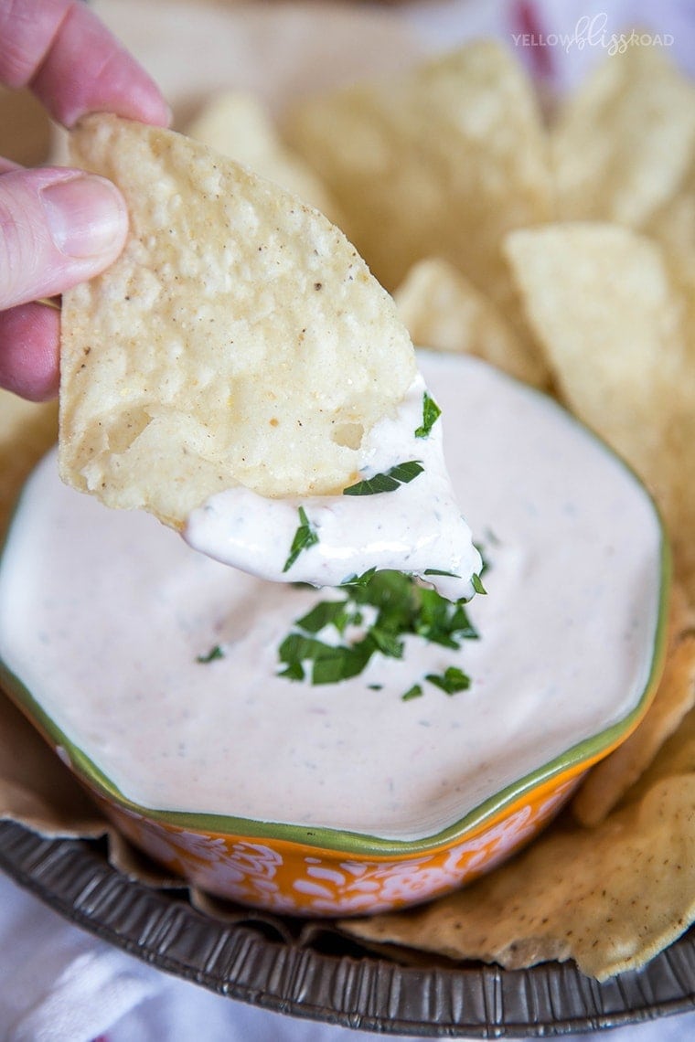 Mexican Greek Yogurt Dip 2