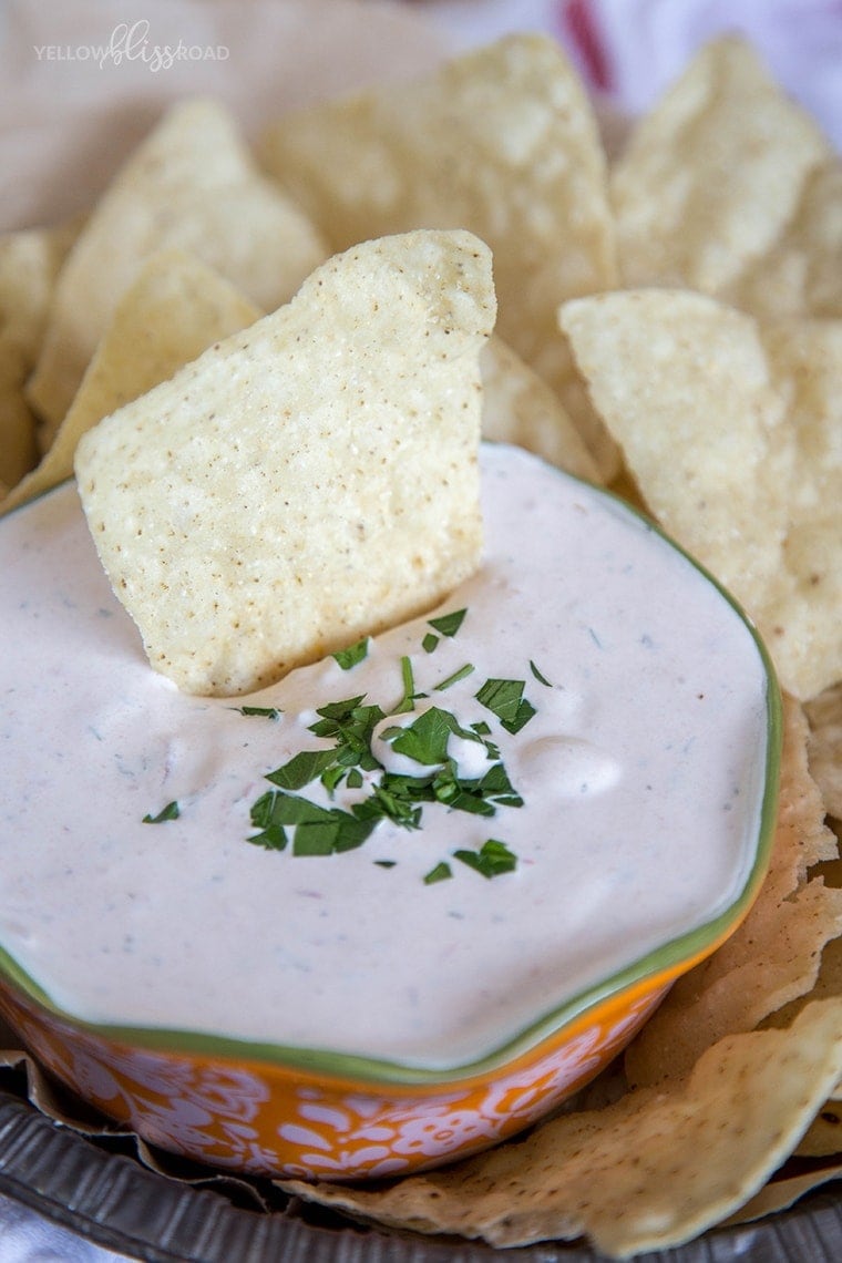 Mexican Greek Yogurt Dip 3