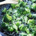 A close up of broccoli