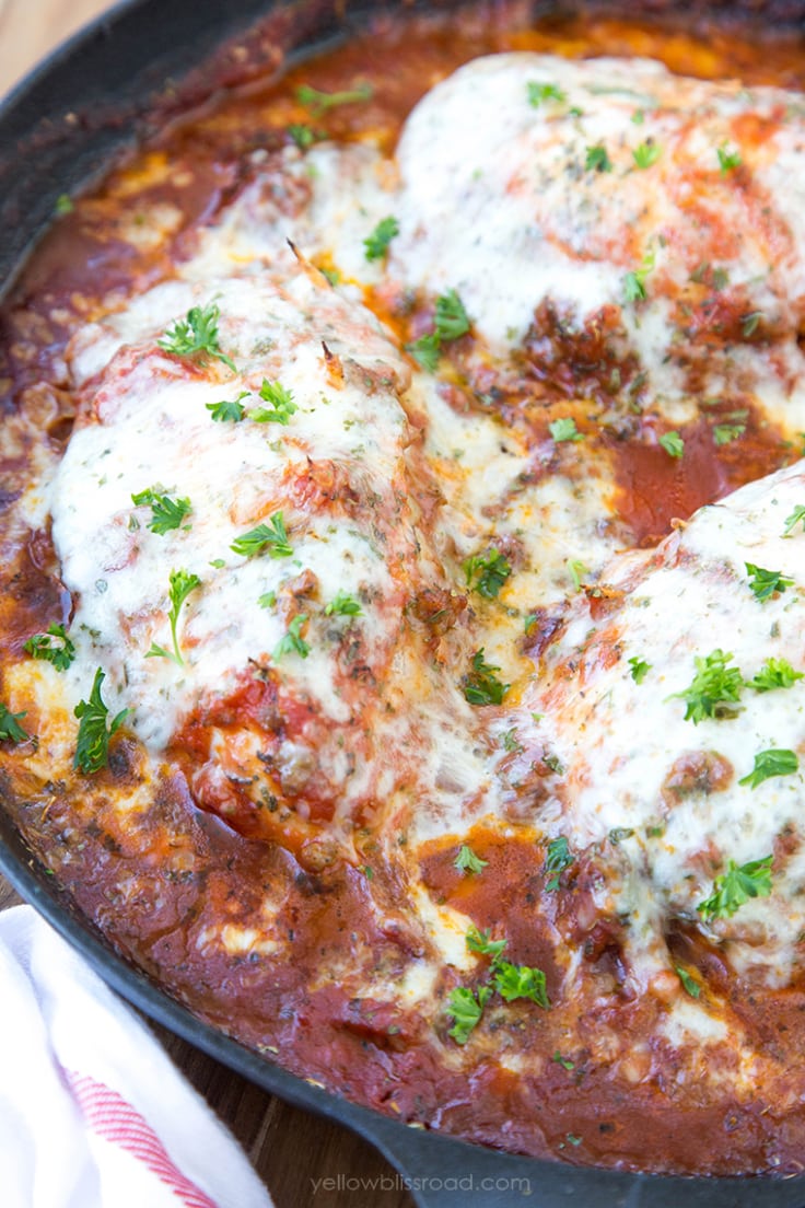 Italian Sausage Stuffed Baked Chicken Breasts