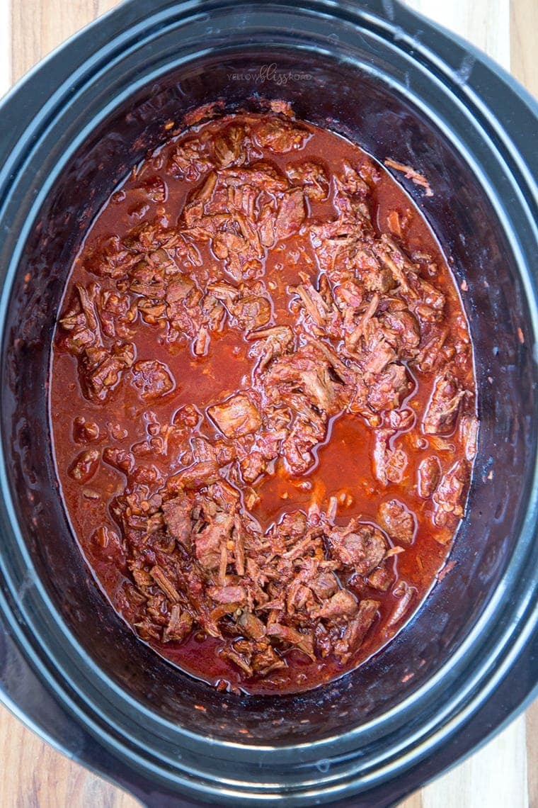 Slow Cooker Red Chile Beef 16