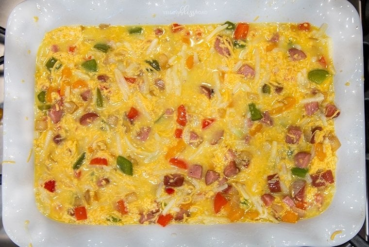 Smoked Sausage Breakfast Casserole 4