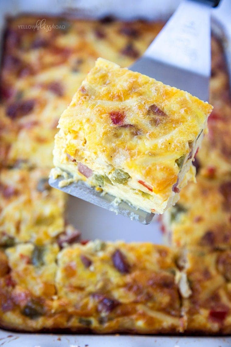 Smoked Sausage Breakfast Casserole 6