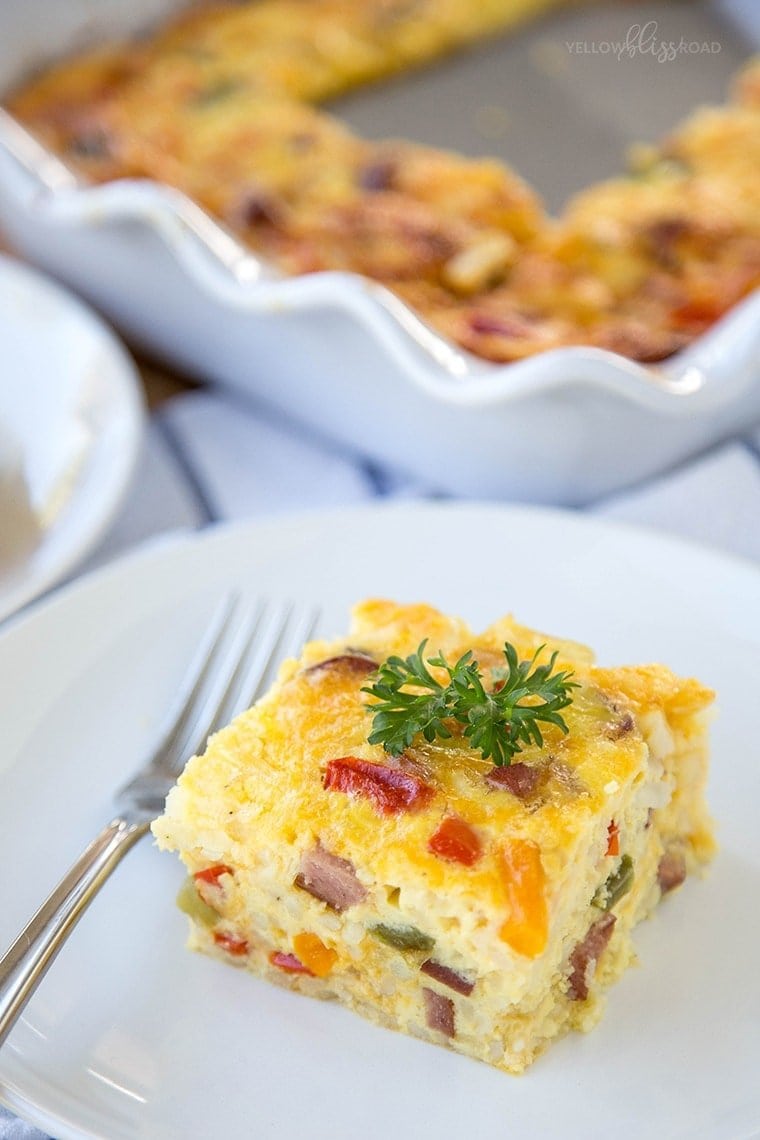 Smoked Sausage Breakfast Casserole 7