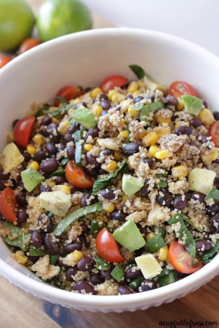 Black Bean and Couscous Salad Yellow Bliss Road