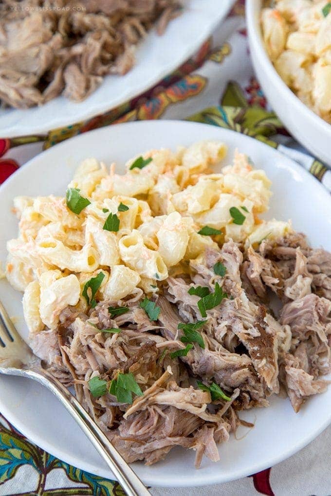 Kalua Pork (Slow Cooker, Instant Pot, or Oven) Yellow Bliss Road