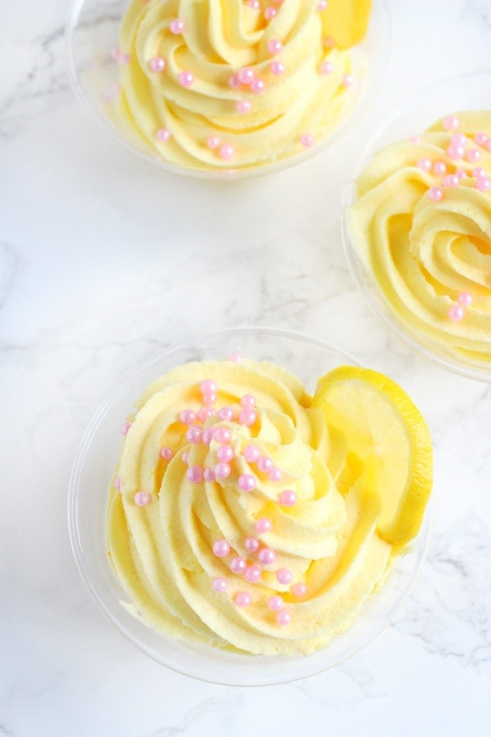 3 ingredient lemon mousse-Mama Loves Food