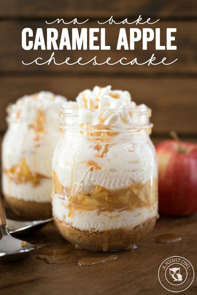 No-Bake-Caramel-Apple-Cheesecake-A Night Owl Blog