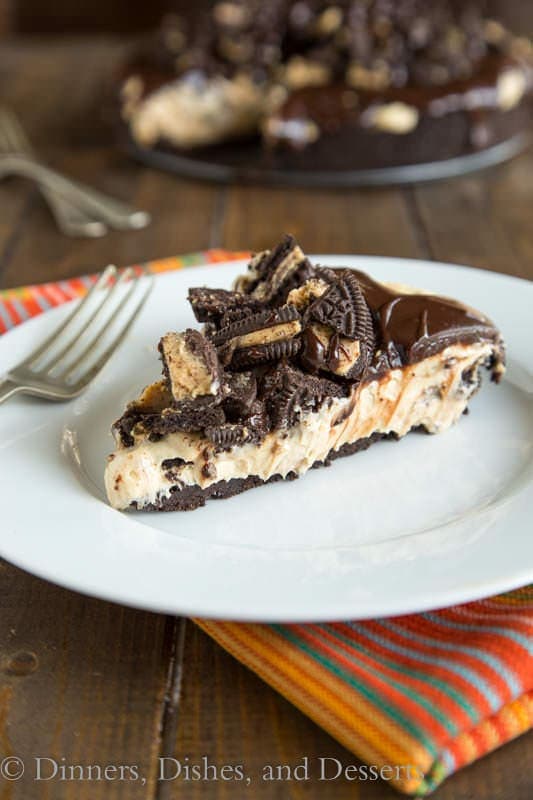 No-Bake-Peanut-Butter-Cheesecake-Dinner Dishes and Desserts