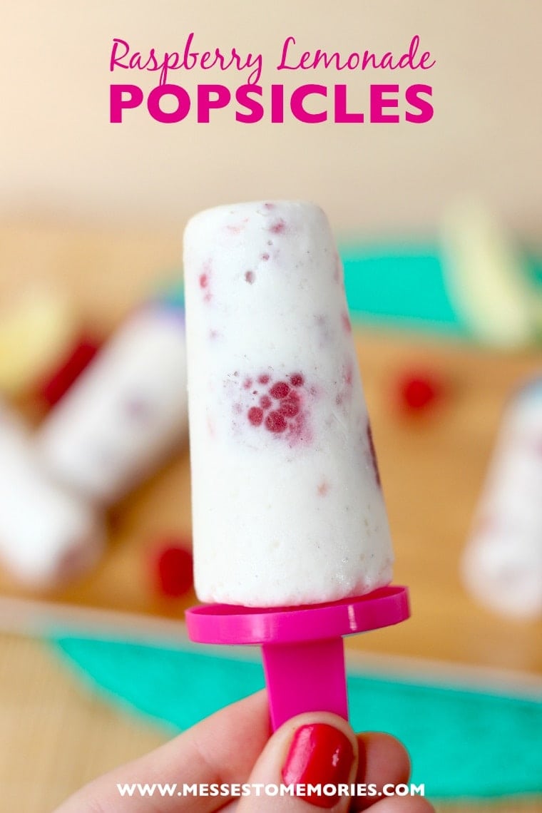 Raspberry Lemonade Popsicles - A refreshing treat!
