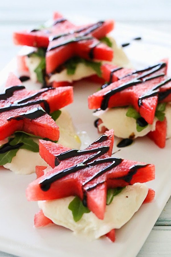 Watermelon Caprese Salad