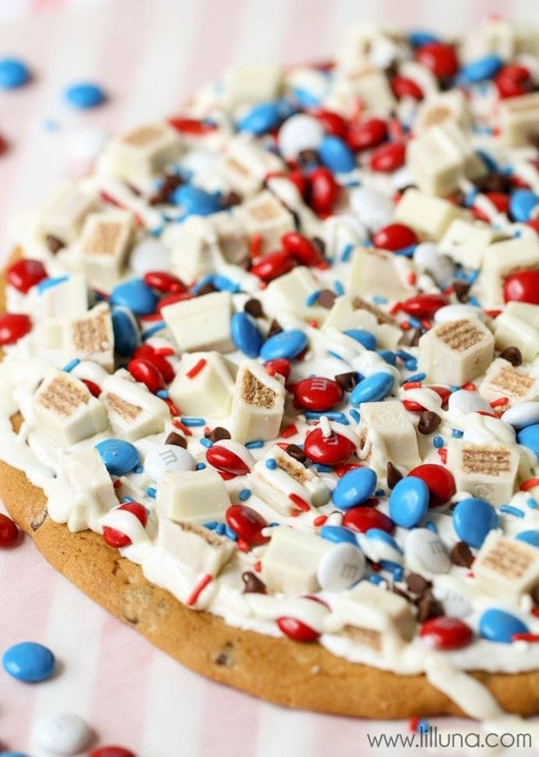 Patriotic Cookie Cake